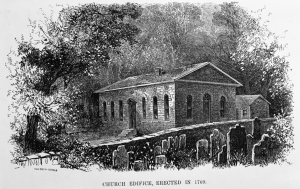 Upper Octorara Presbyterian Church, erected 1709, torn down 1840.